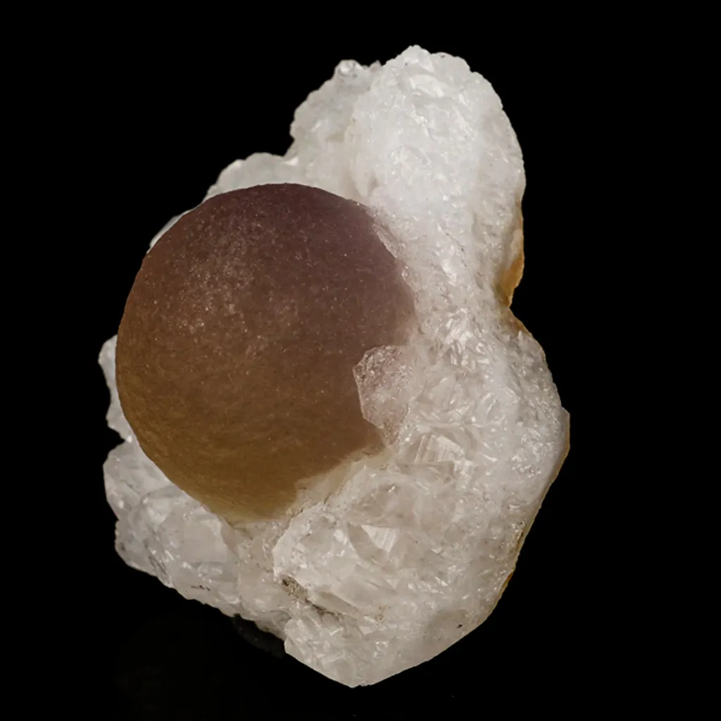 Fluorite balls on MM Quartz Natural Mineral Specimen - image 2