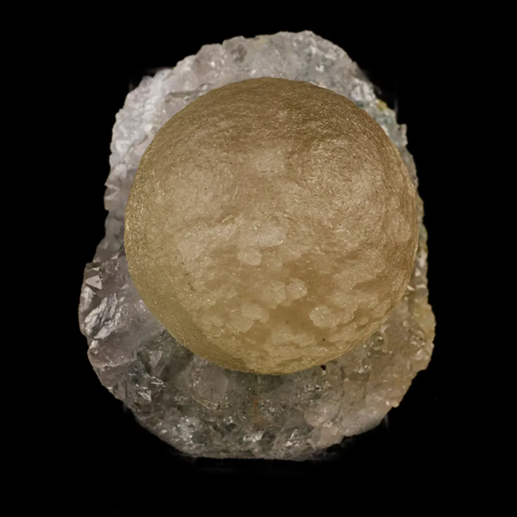 Fluorite balls on MM Quartz Natural Mineral Specimen image
