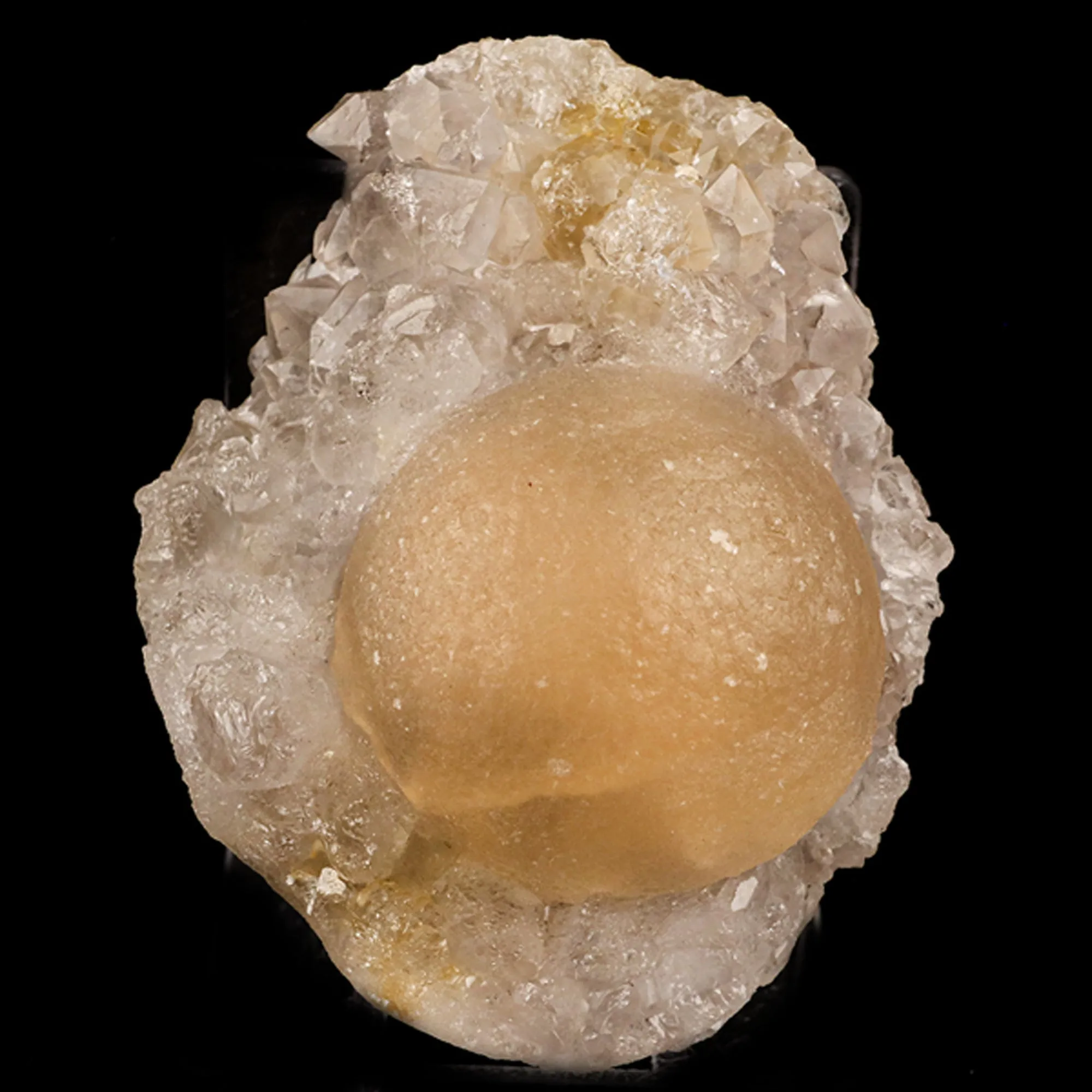 Fluorite balls on MM Quartz Natural Mineral Specimen - image 1