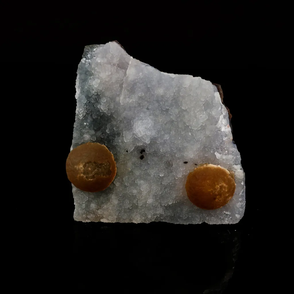 Fluorite balls on MM Quartz Natural Mineral Specimen image