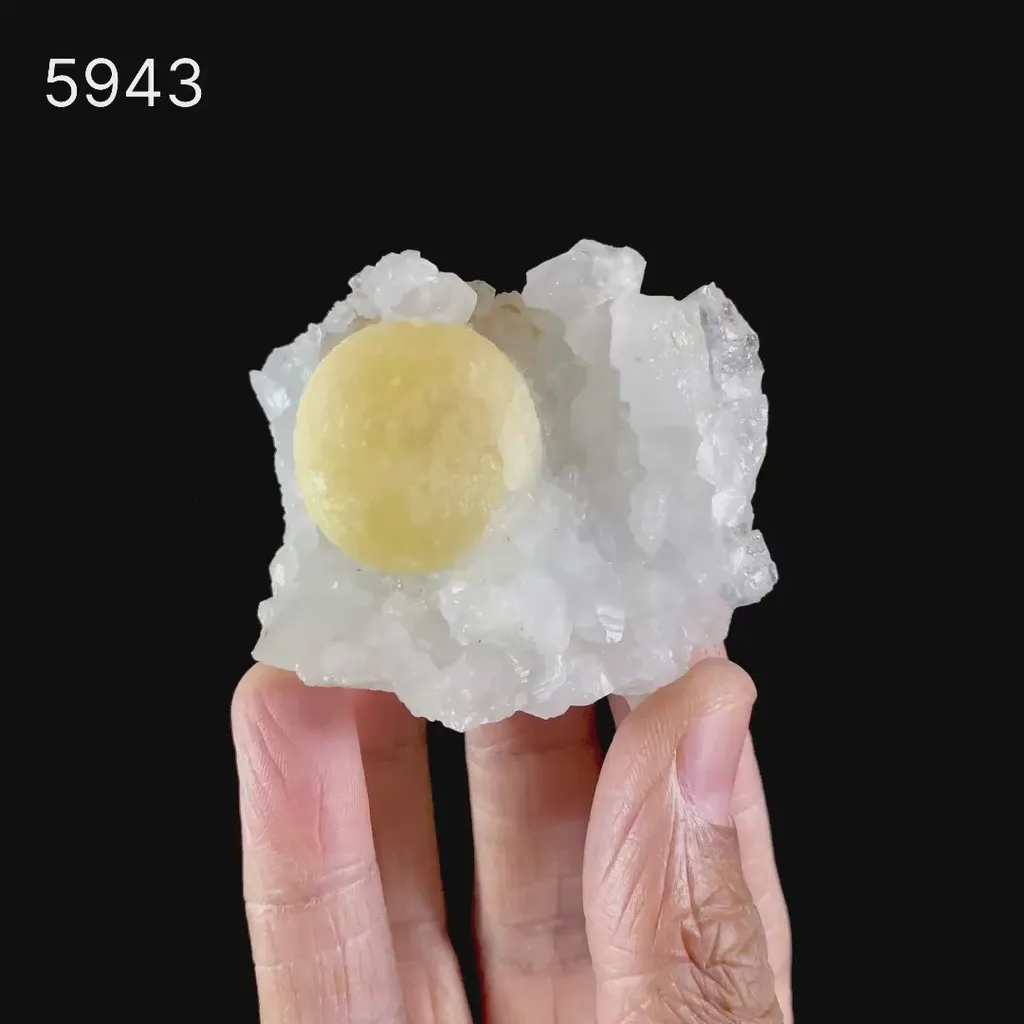 Fluorite balls on MM Quartz Natural Mineral Specimen - image 2