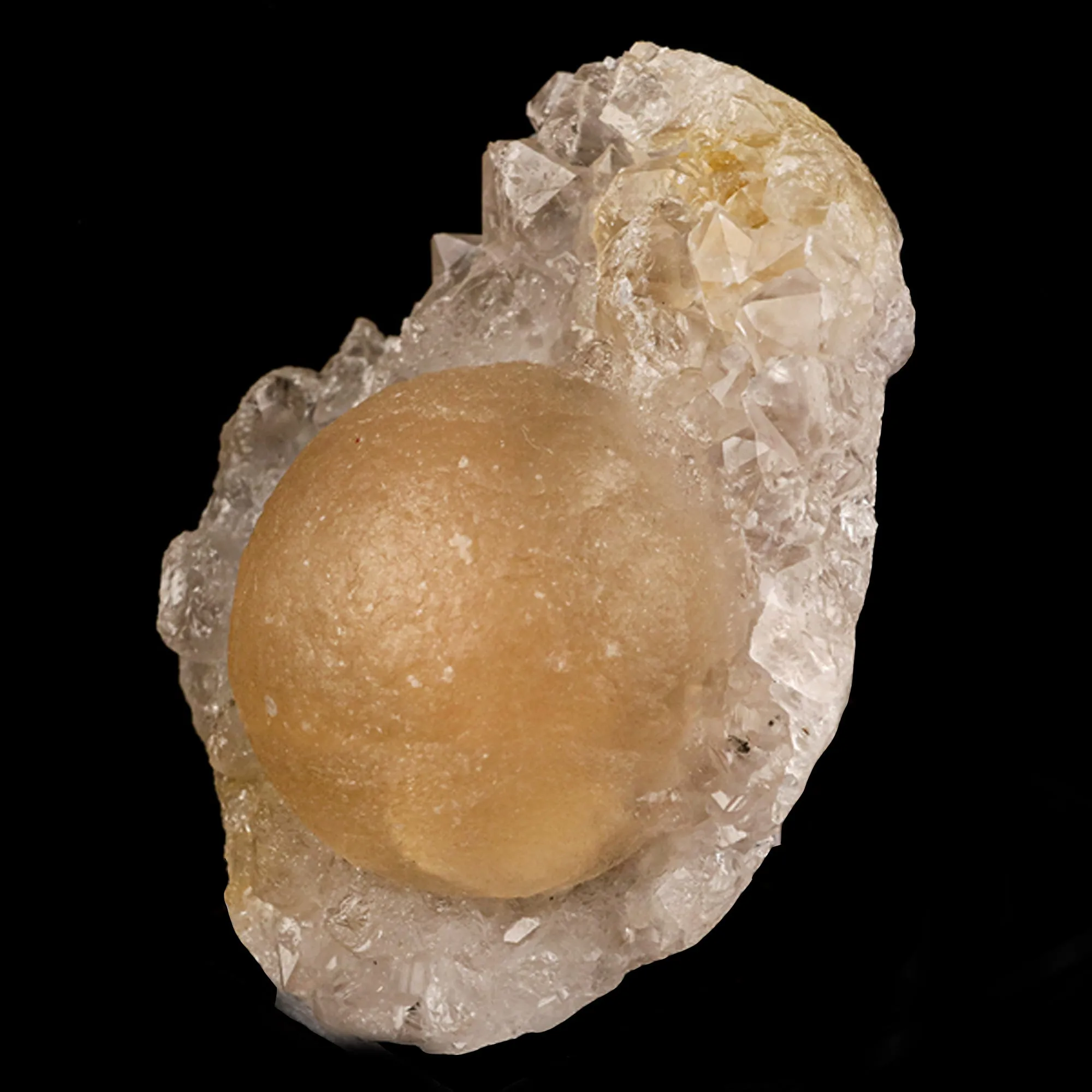 Fluorite balls on MM Quartz Natural Mineral Specimen - image 2