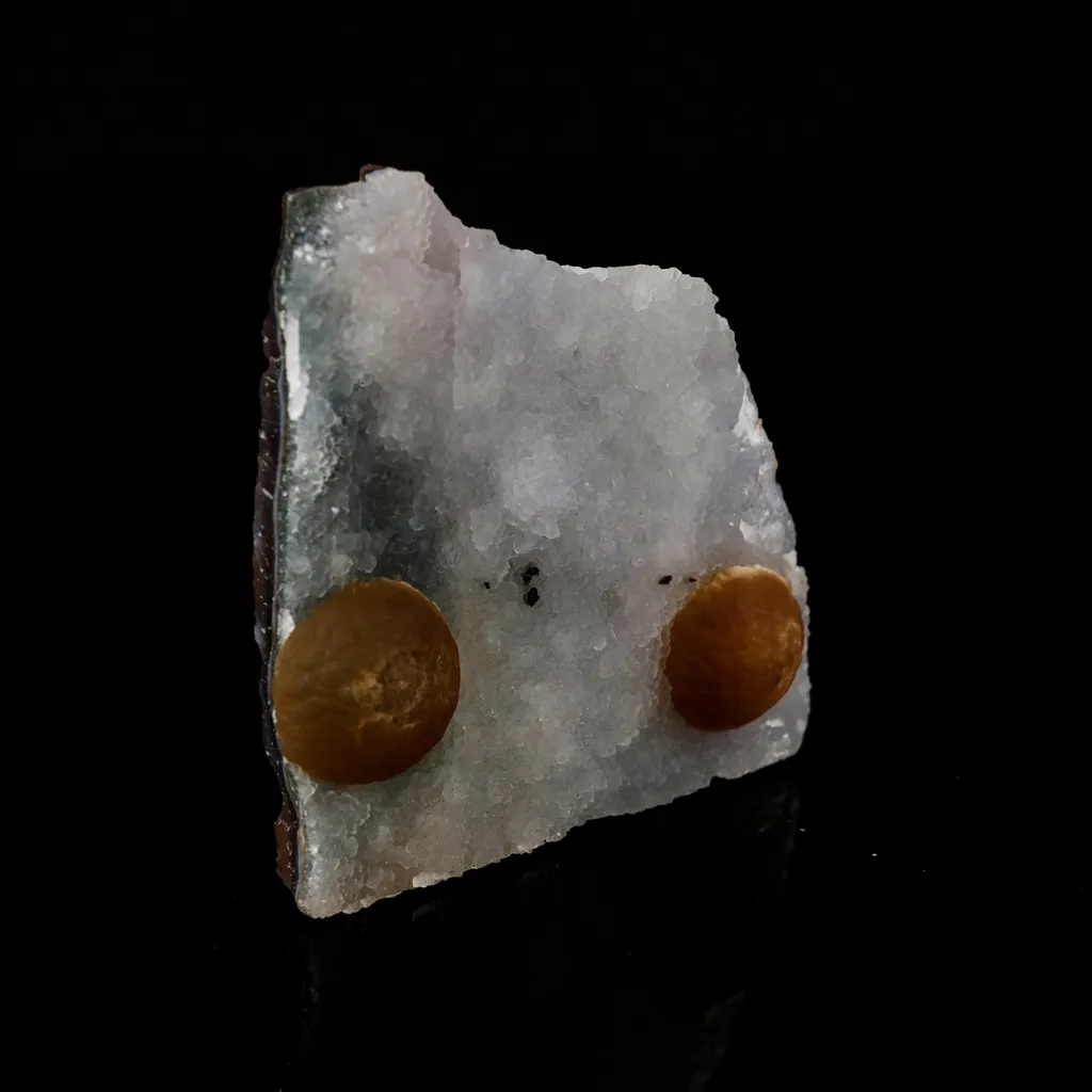 Fluorite balls on MM Quartz Natural Mineral Specimen - image 2