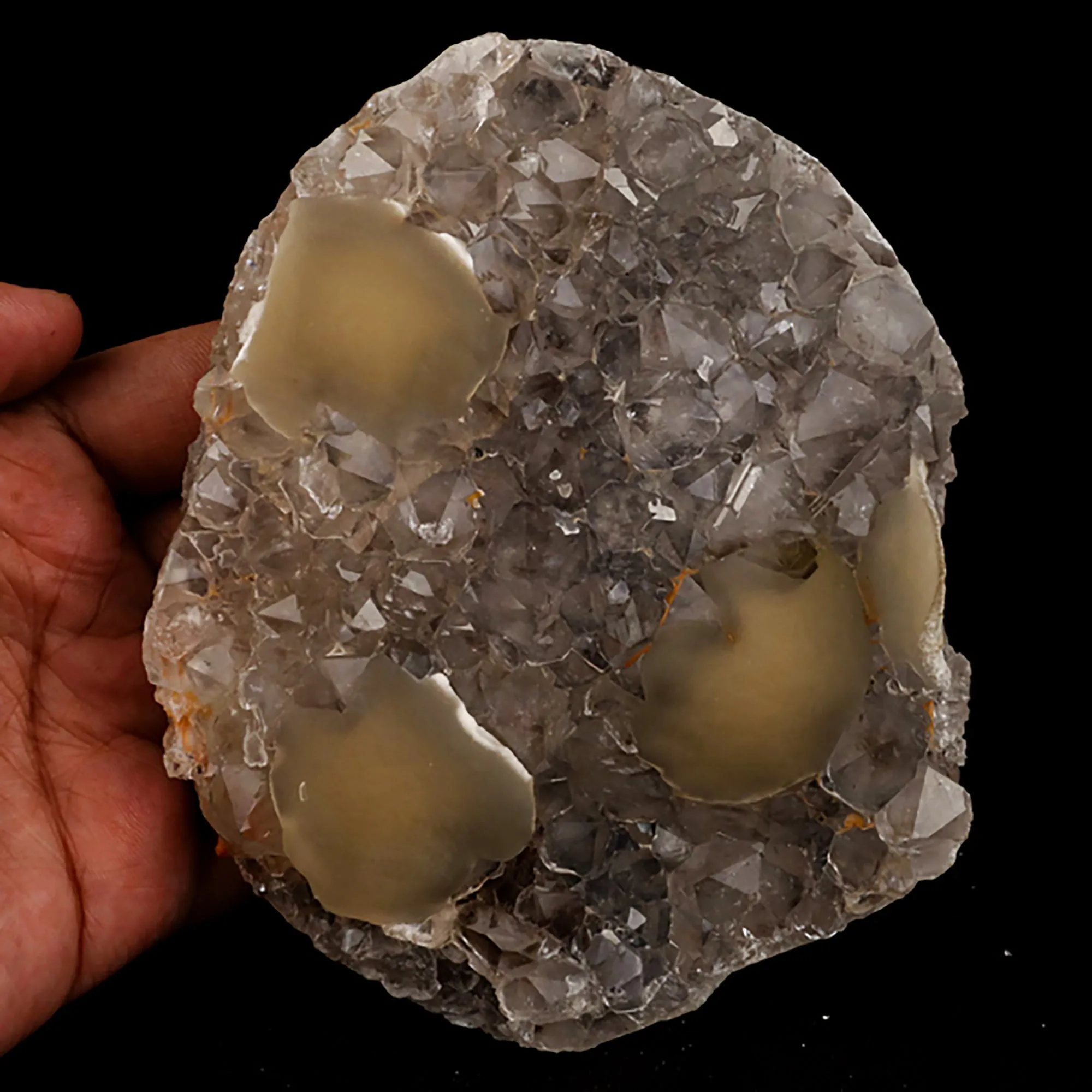 Fluorite balls on MM Quartz Natural Mineral Specimen - image 5