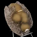 Fluorite balls on MM Quartz Natural Mineral Specimen - image 2