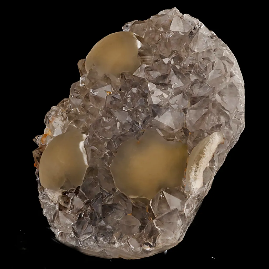 Fluorite balls on MM Quartz Natural Mineral Specimen - image 3