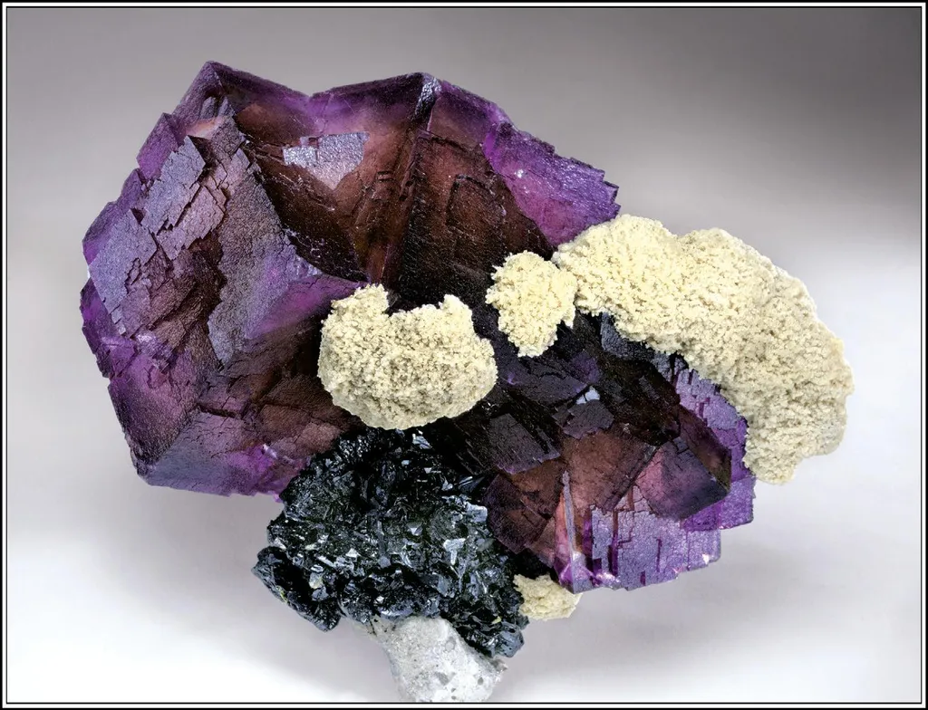 Fluorite, Barite, Sphalerite image