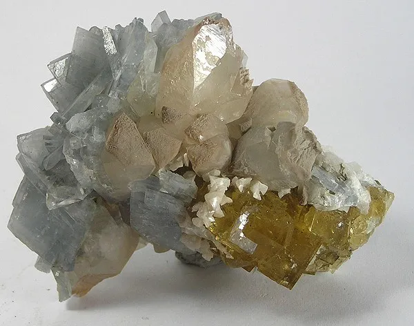 Fluorite, Baryte, Calcite image