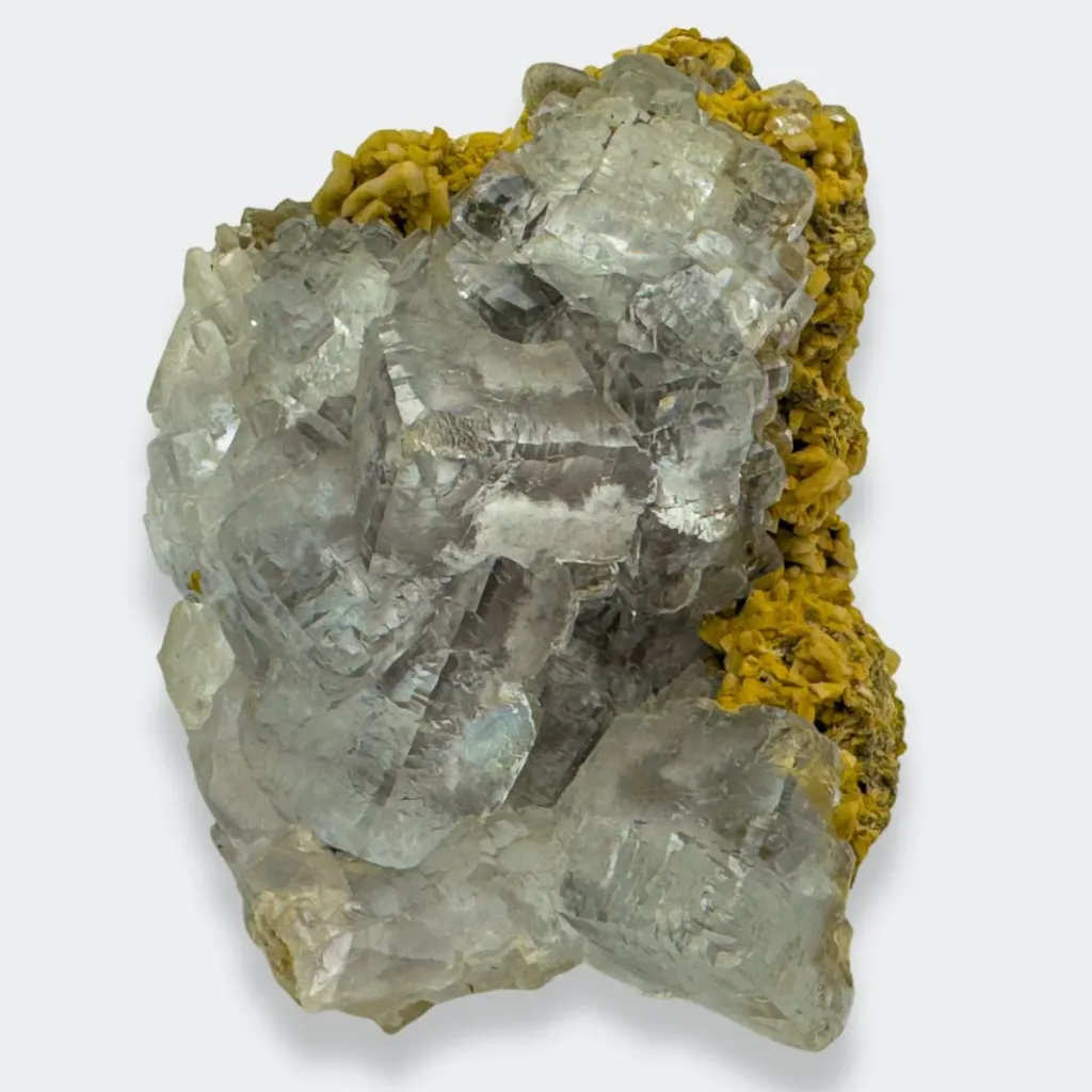 Fluorite & Baryte from Spain, Asturias, Emilio Mine image