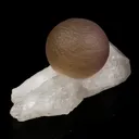 Fluorite blue on Quartz Rare Find Natural Mineral Specimen - image 2