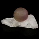 Fluorite blue on Quartz Rare Find Natural Mineral Specimen - image 1