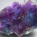 Fluorite, blue to purple zoning - image 1