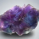 Fluorite, blue to purple zoning - image 3
