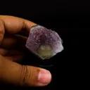 Fluorite Botridoal on Amethyst Natural Mineral Specimen - image 5