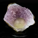 Fluorite Botridoal on Amethyst Natural Mineral Specimen - image 2