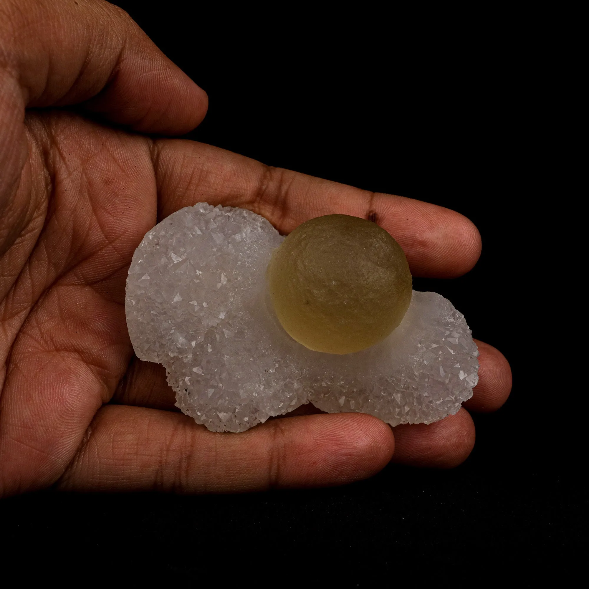 Fluorite Botridoal on MM Quartz Natural Mineral Specimen - image 5