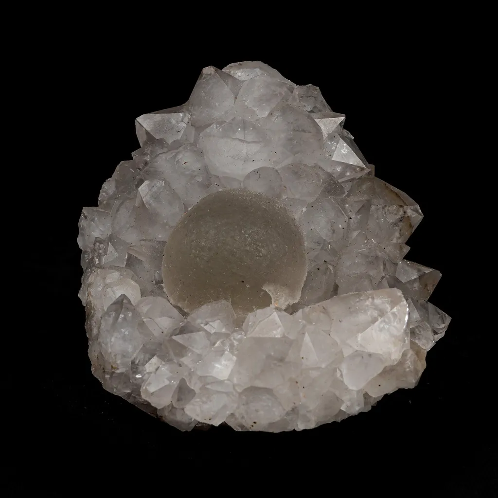 Fluorite Botridoal on MM Quartz Natural Mineral Specimen image