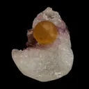 Fluorite Botryoidal on Amethyst Natural Mineral Specimen - image 1