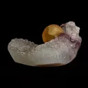 Fluorite Botryoidal on Amethyst Natural Mineral Specimen - image 4