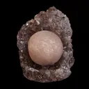 Fluorite Botryoidal on Amethyst Natural Mineral Specimen - image 1
