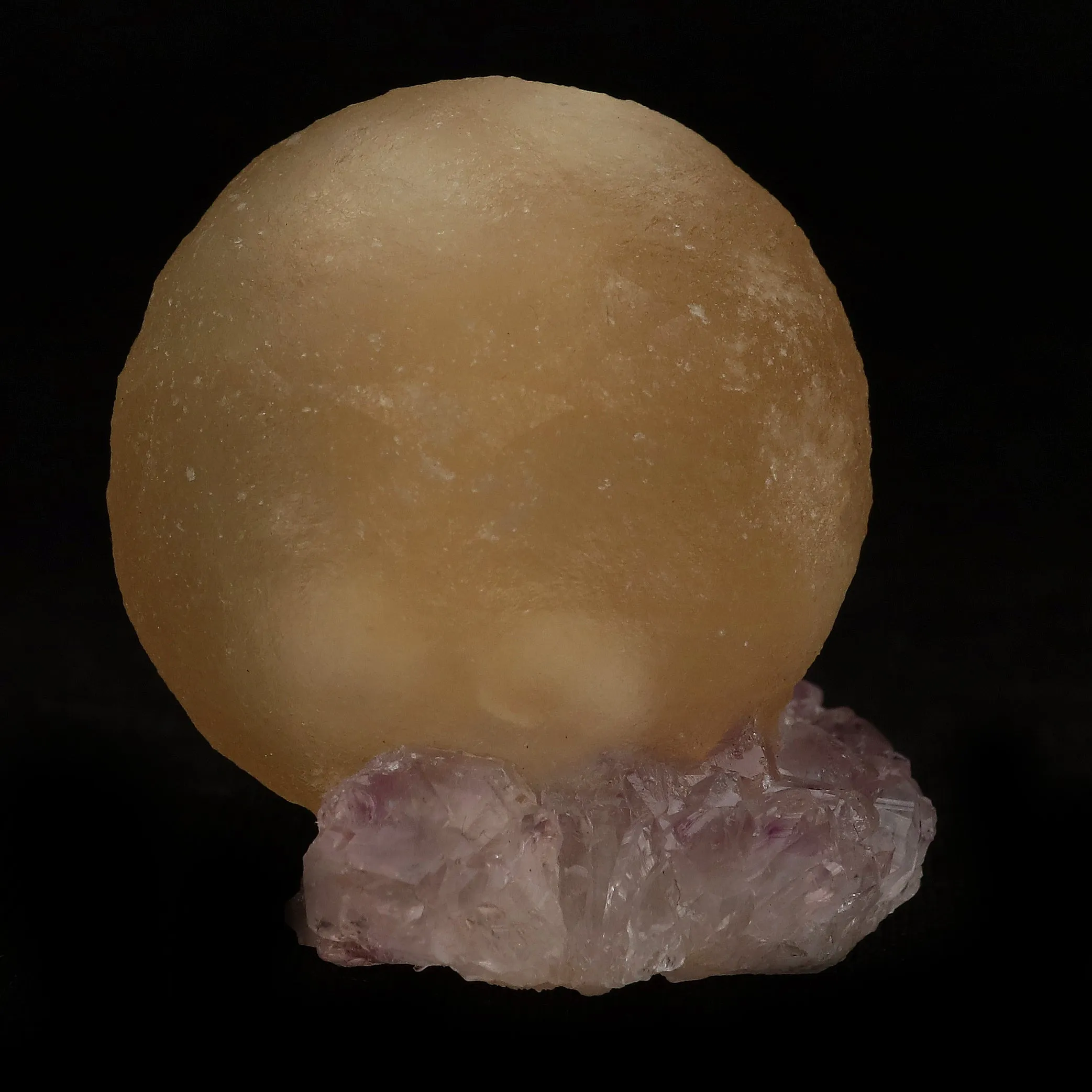 Fluorite Botryoidal on Amethyst Natural Mineral Specimen - image 2