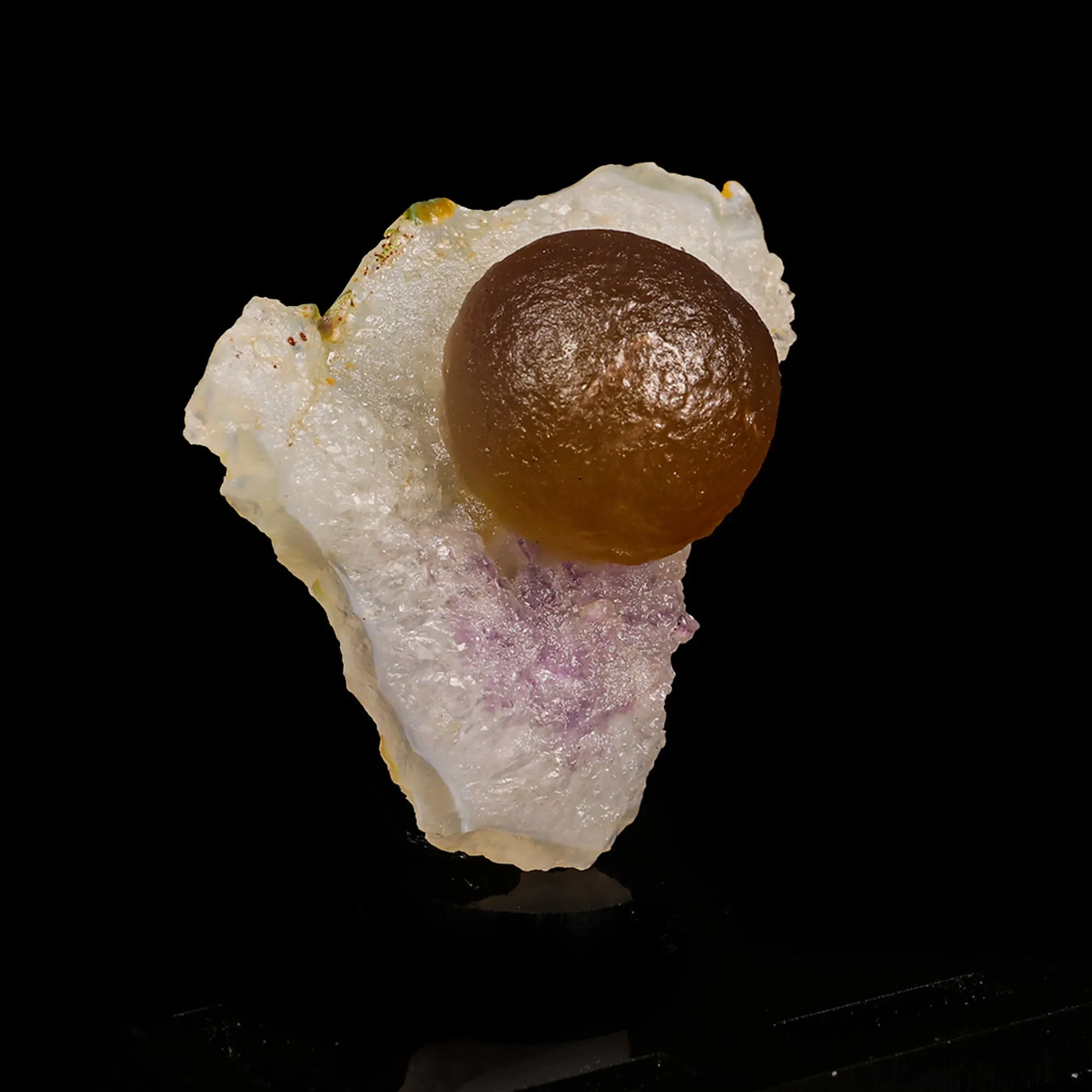 Fluorite botryoidal on Amethyst Natural Mineral Specimen - image 3