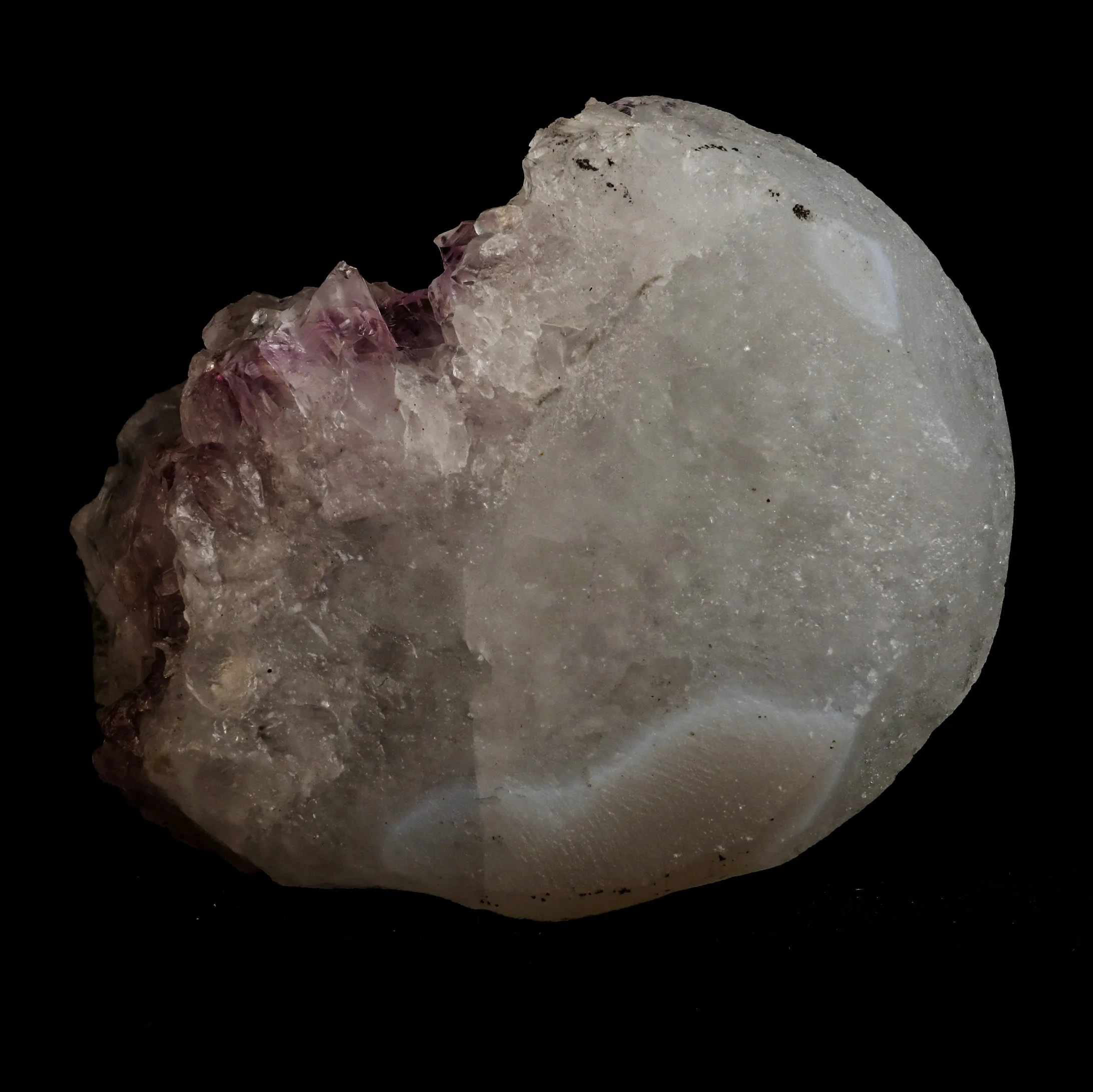 Fluorite Botryoidal on Amethyst Natural Mineral Specimen - image 6