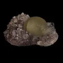 Fluorite Botryoidal on Amethyst Natural Mineral Specimen - image 1