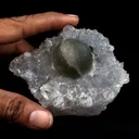 Fluorite Botryoidal on MM Quartz Natural Mineral Specimen - image 4