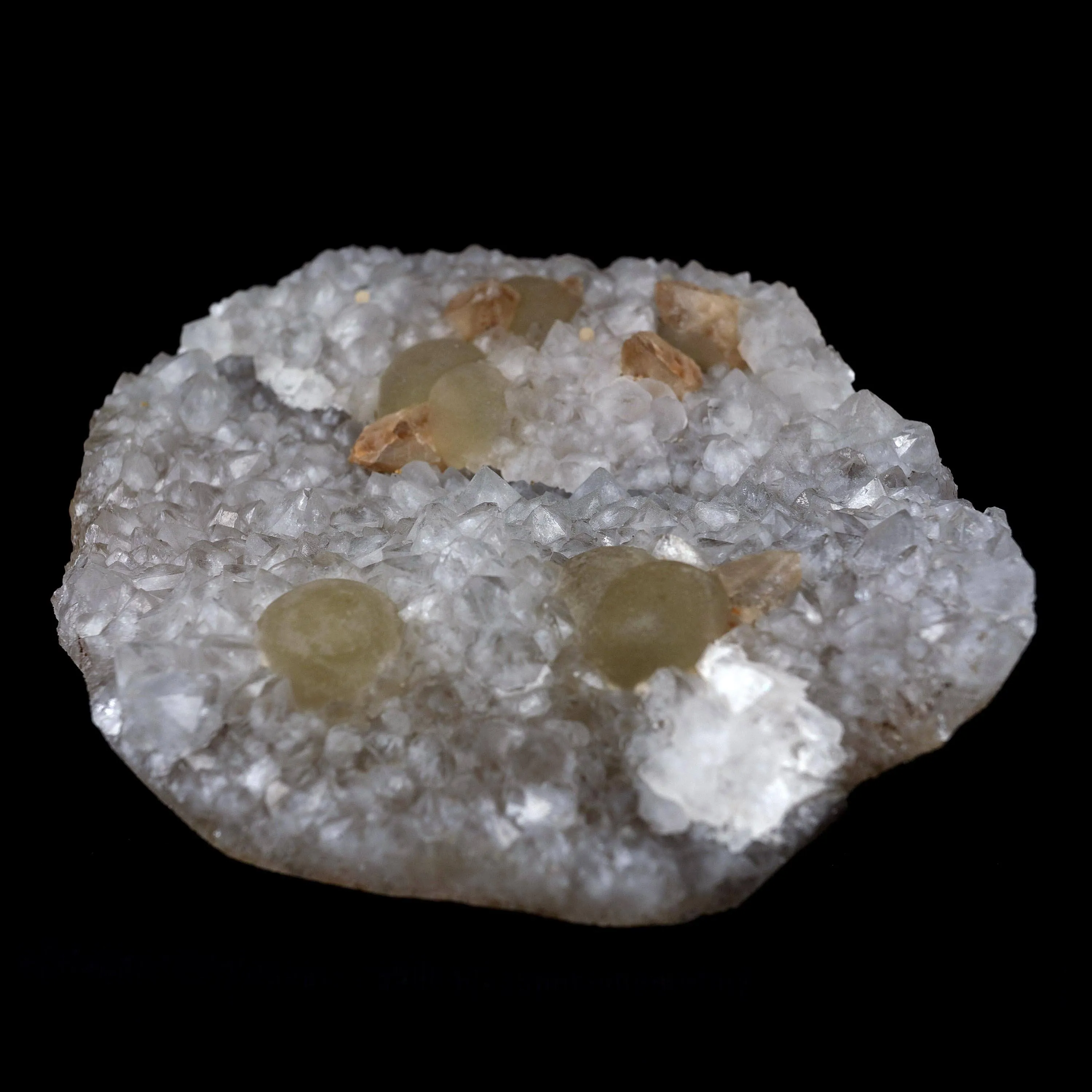 Fluorite Botryoidal on MM Quartz Natural Mineral Specimen - image 5