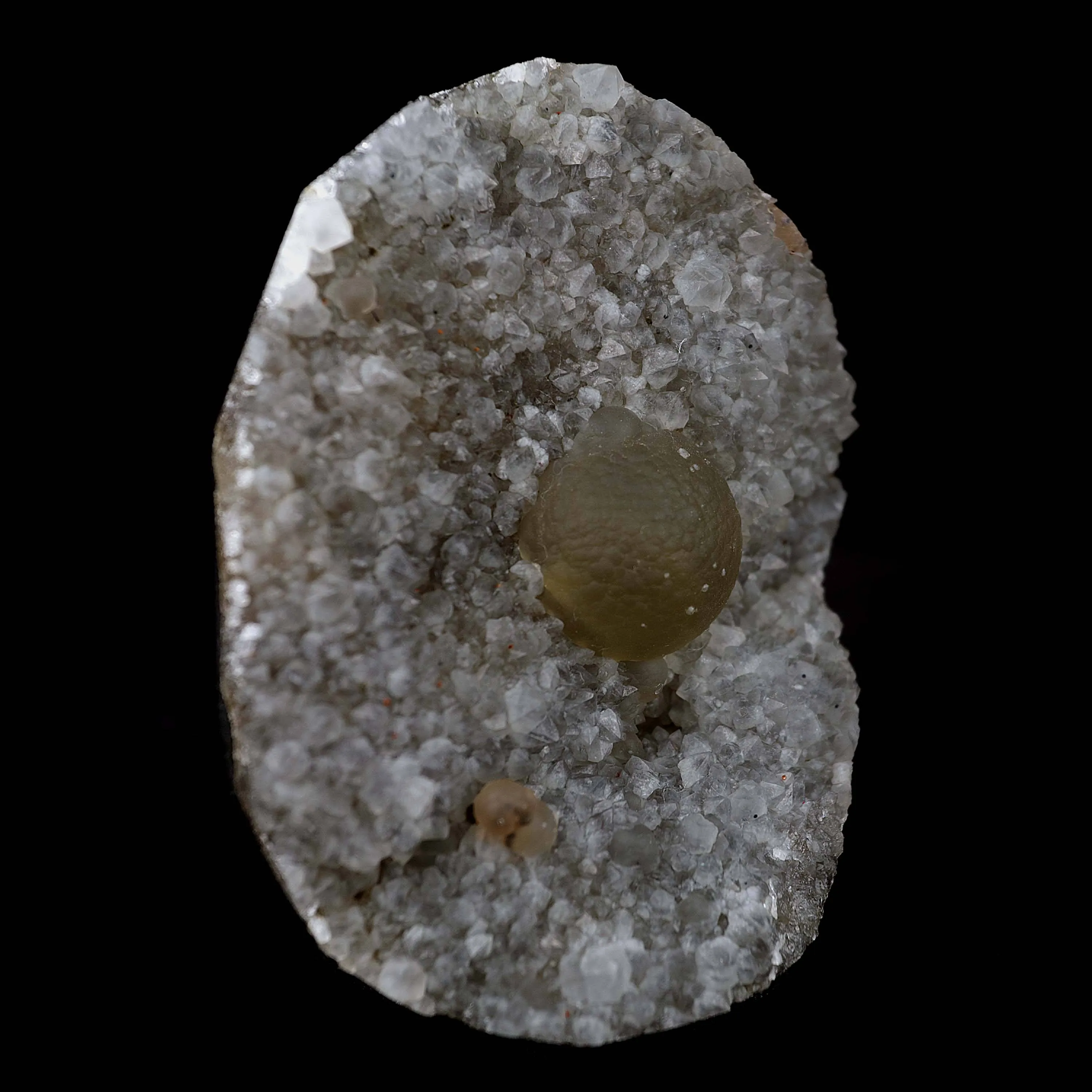 Fluorite Botryoidal on MM Quartz Natural Mineral Specimen - image 3