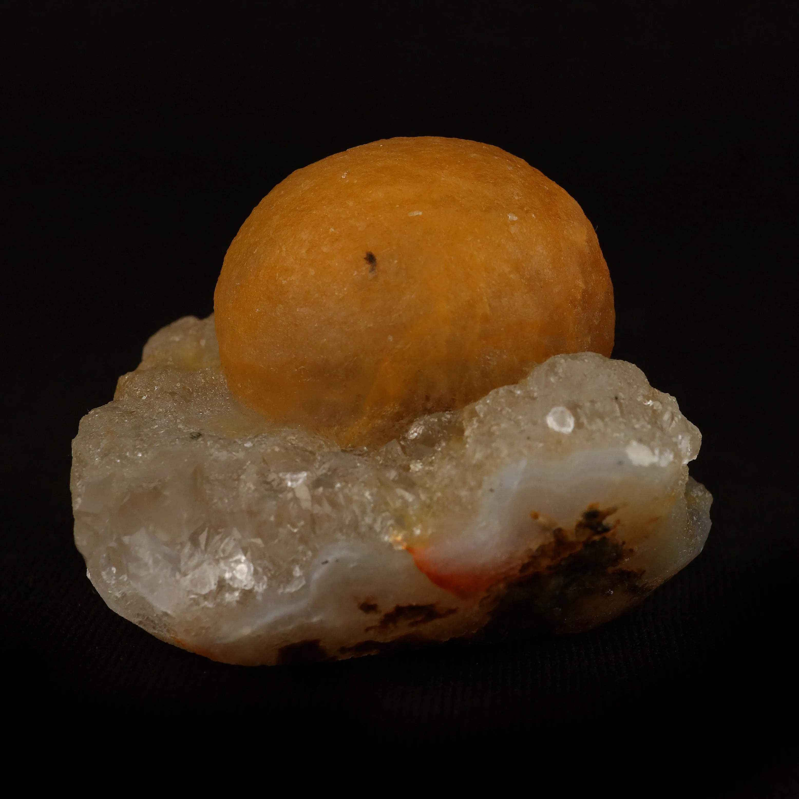 Fluorite Botryoidal On MM Quartz Natural Mineral Specimen - image 4