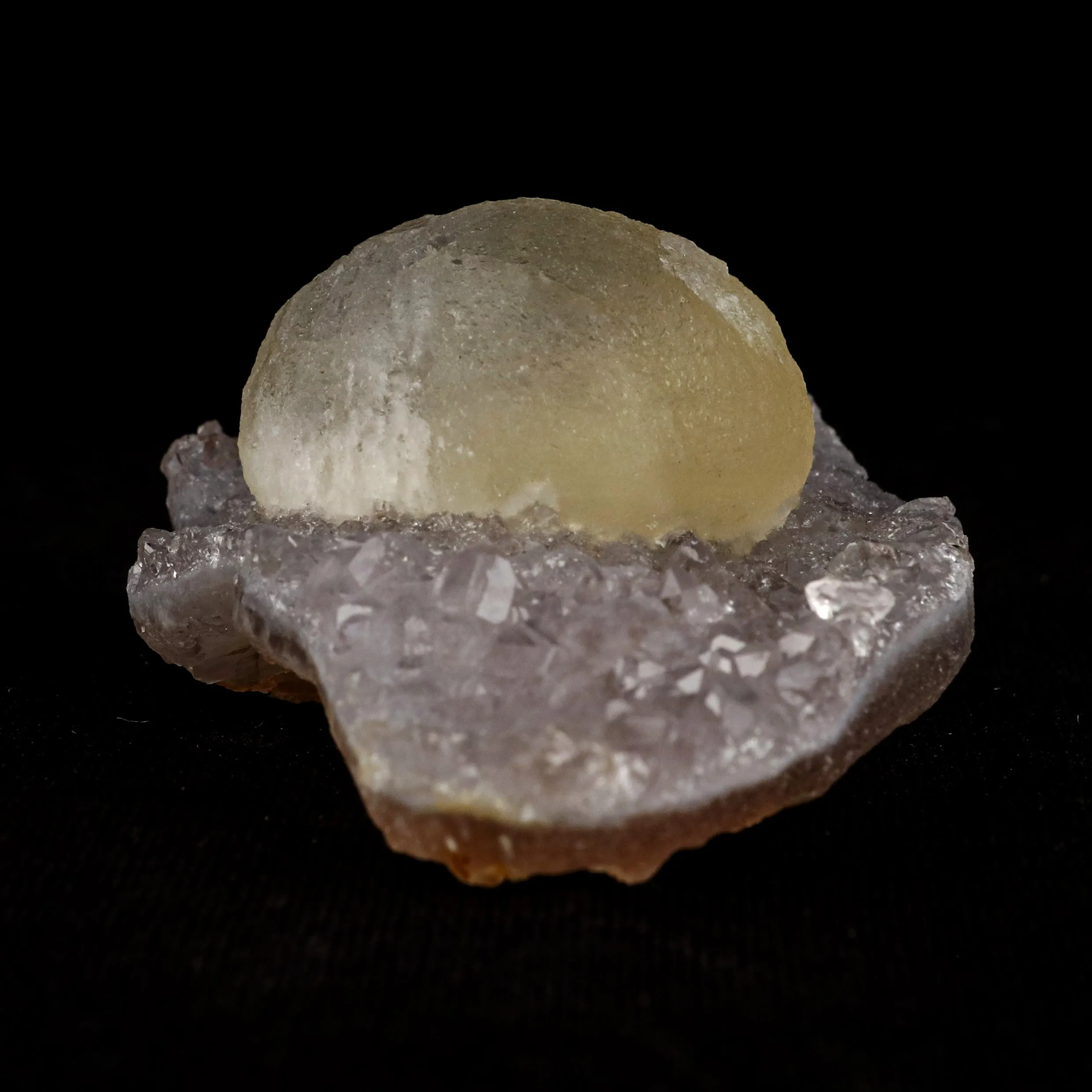 Fluorite Botryoidal on MM Quartz Natural Mineral Specimen - image 4