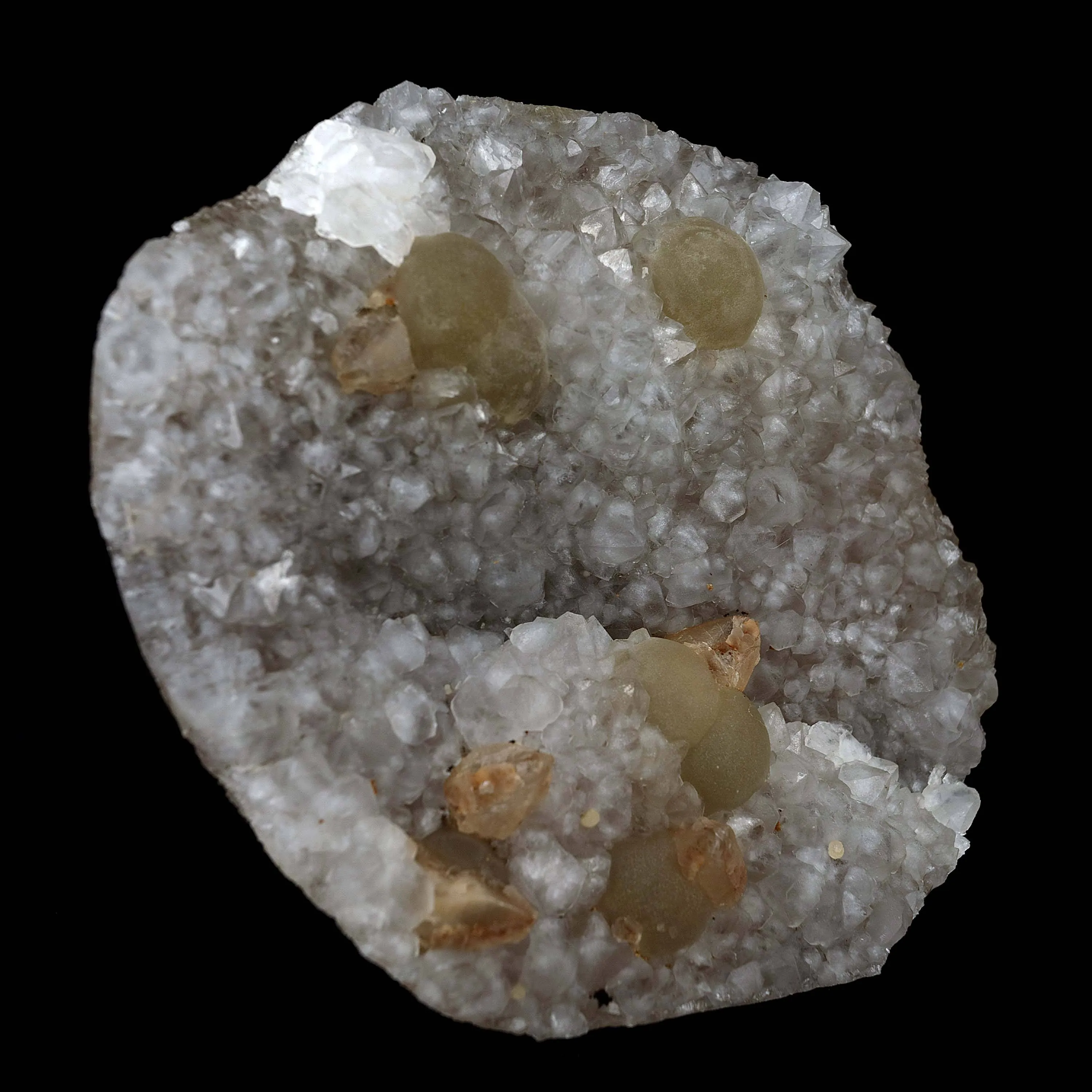 Fluorite Botryoidal on MM Quartz Natural Mineral Specimen - image 3