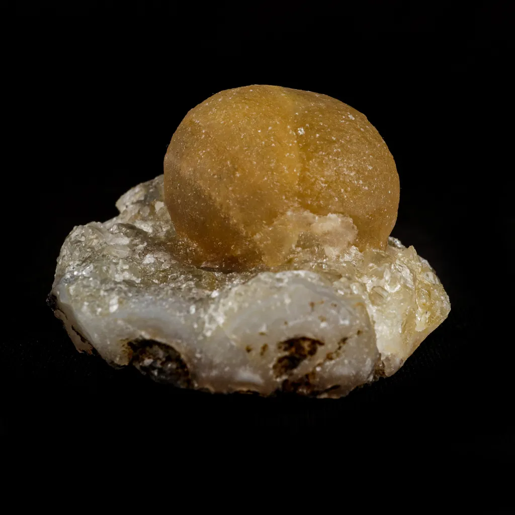 Fluorite Botryoidal on MM Quartz Natural Mineral Specimen image