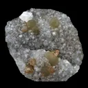 Fluorite Botryoidal on MM Quartz Natural Mineral Specimen - image 1