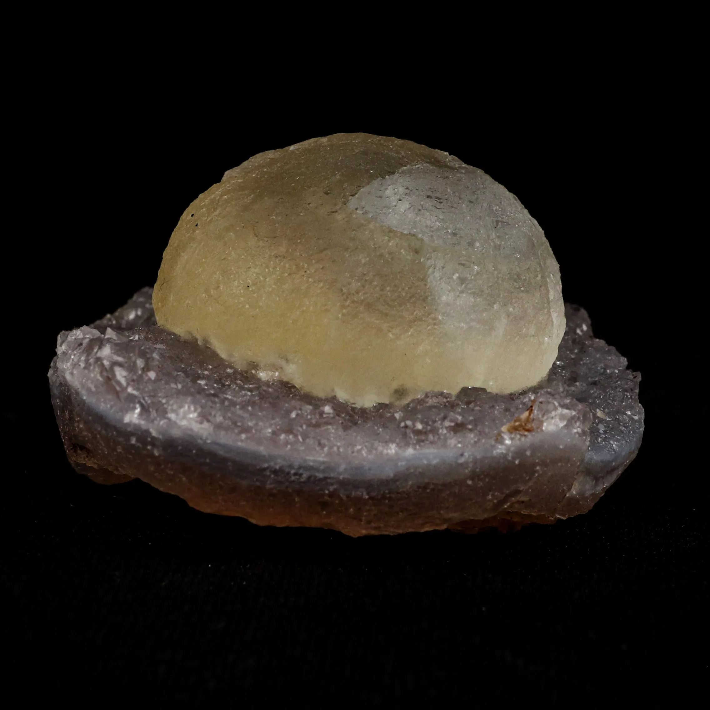 Fluorite Botryoidal on MM Quartz Natural Mineral Specimen - image 2