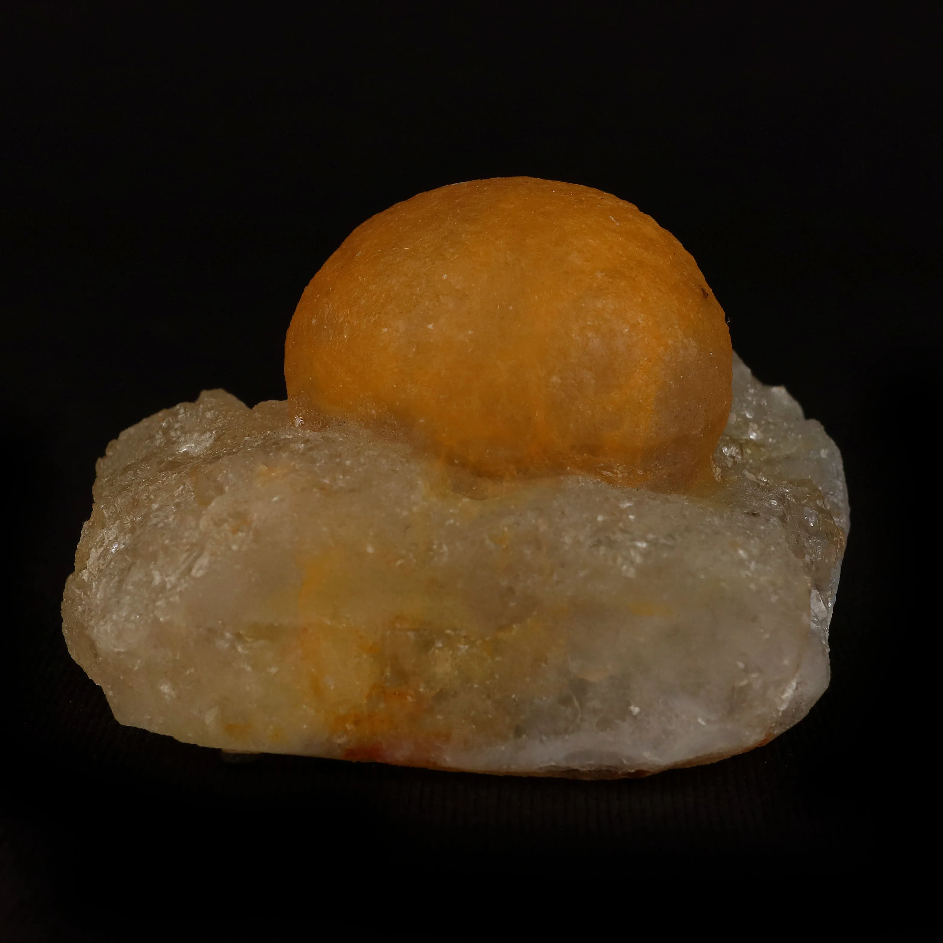 Fluorite Botryoidal On MM Quartz Natural Mineral Specimen - image 3