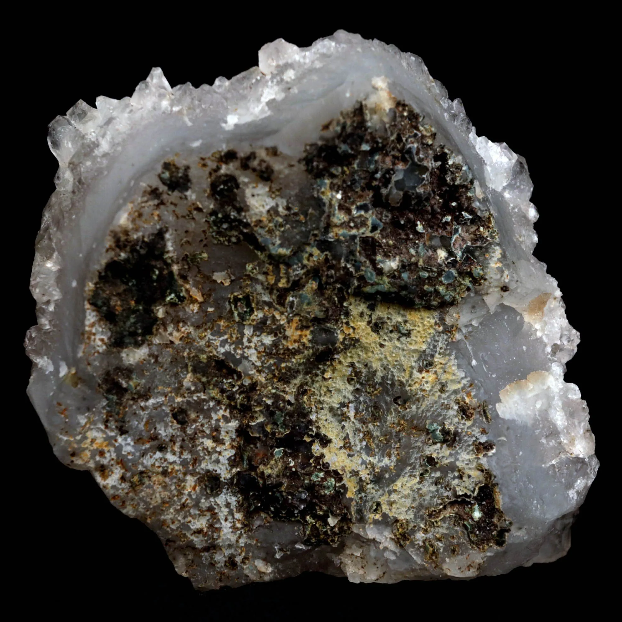 Fluorite Botryoidal on MM Quartz Natural Mineral Specimen - image 6