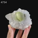 Fluorite Botryoidal on MM Quartz Natural Mineral Specimen - image 7