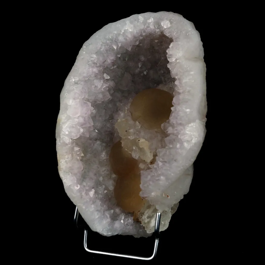 Fluorite Botryoidal on MM Quartz Natural Mineral Specimen - image 3