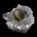 Fluorite Botryoidal on MM Quartz Natural Mineral Specimen - image 3