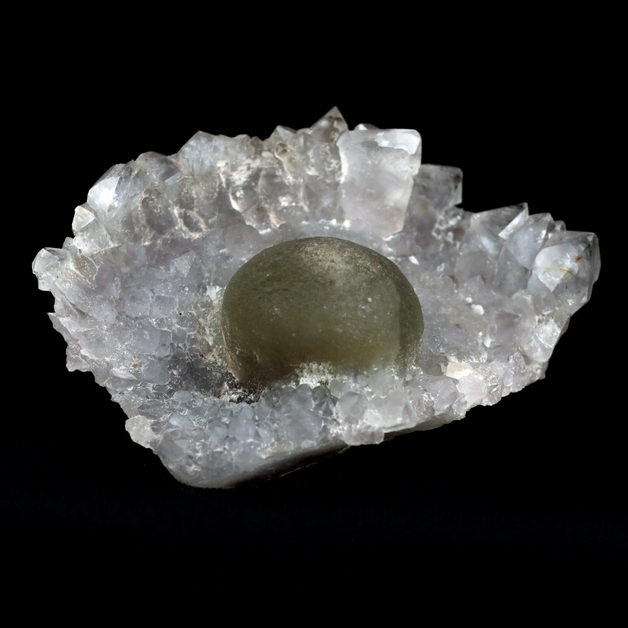 Fluorite Botryoidal on MM Quartz Natural Mineral Specimen - image 5