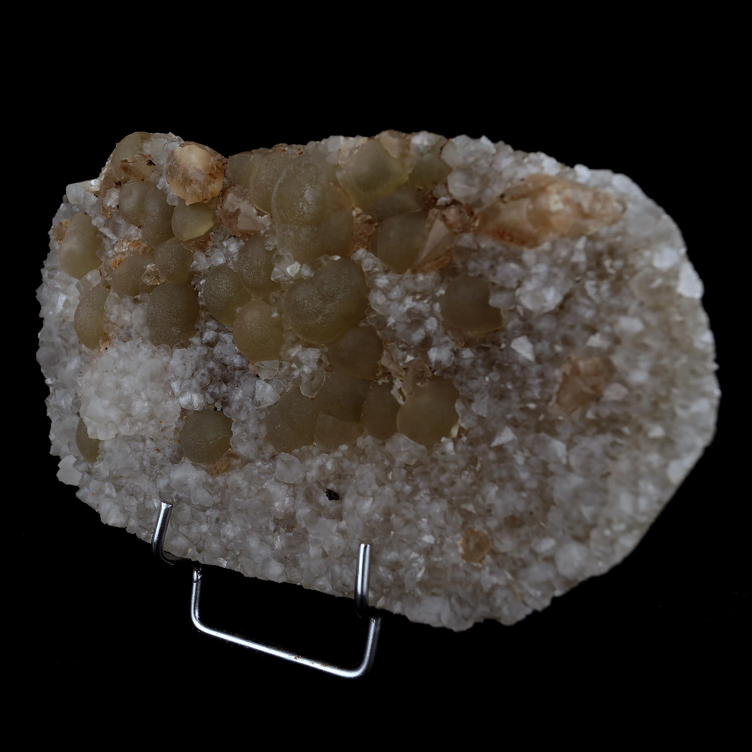 Fluorite Botryoidal on MM Quartz Plate Natural Mineral Specimen - image 2