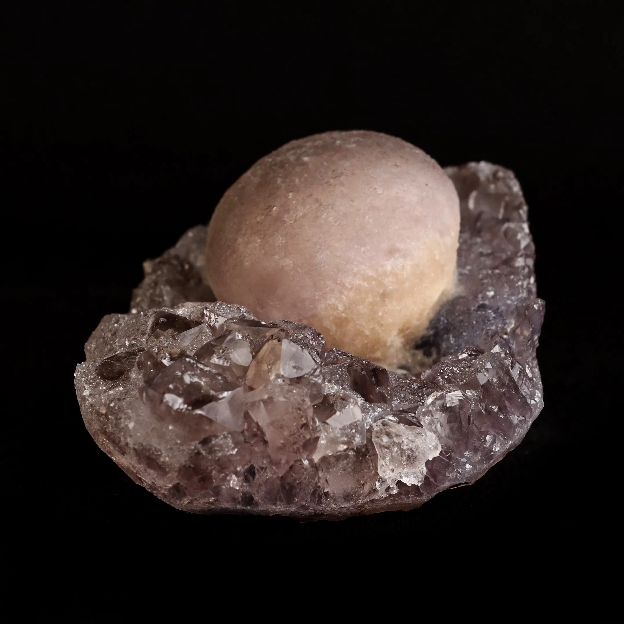 Fluorite Botryoidal on Quartz Natural Mineral Specimen - image 3