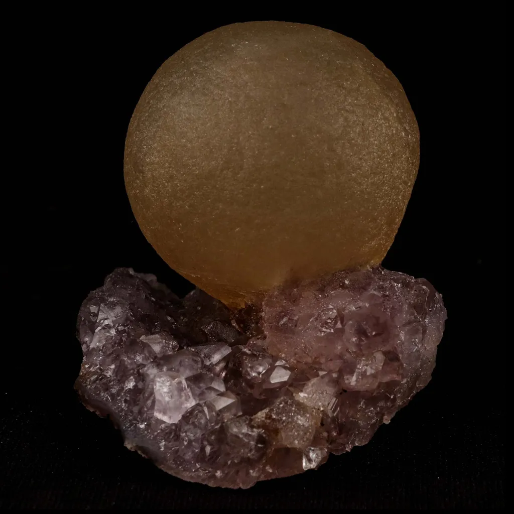 Fluorite Botryoidalon Amethyst Natural Mineral Specimen image