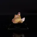 Fluorite Botryoidalon on Amethyst Natural Mineral Specimen - image 2