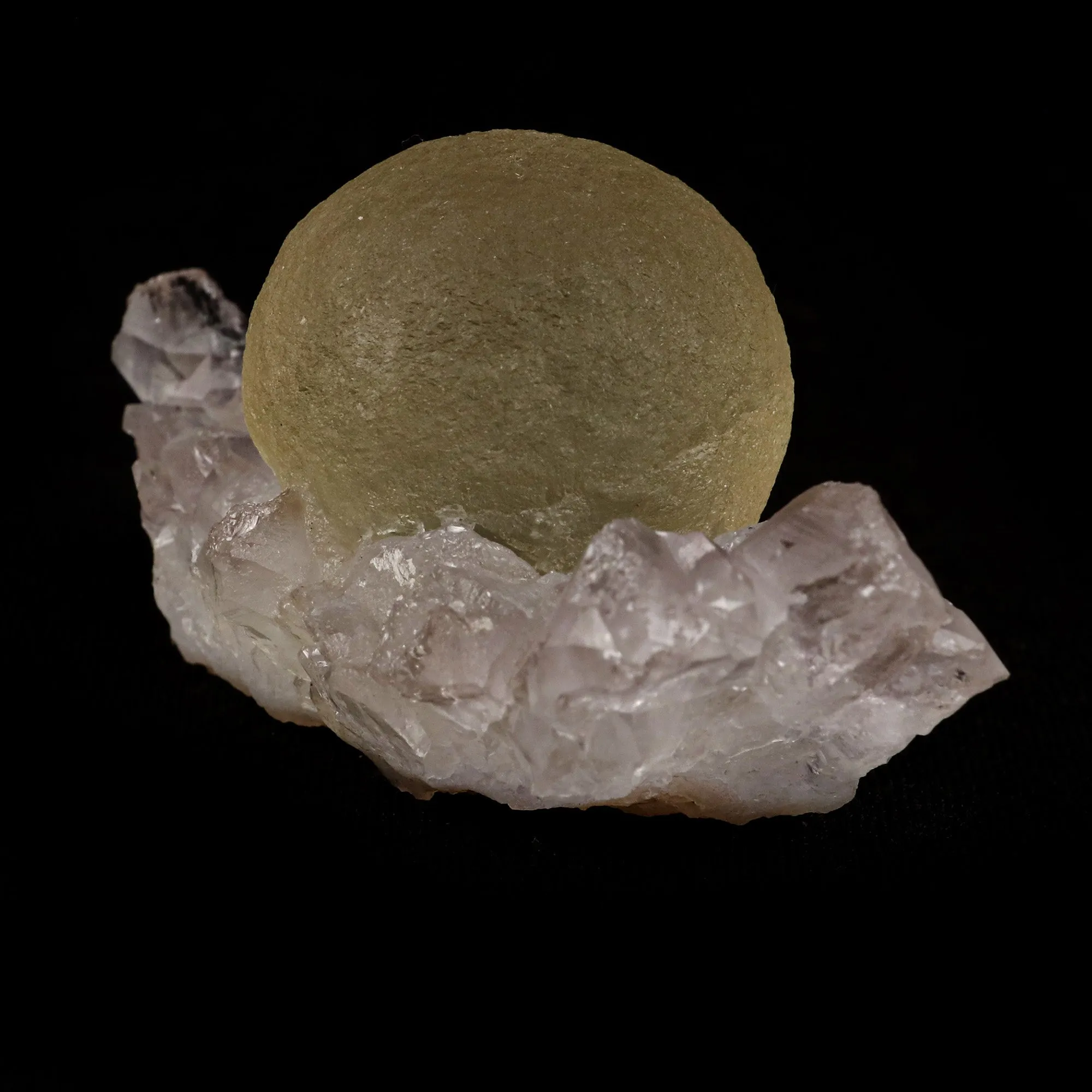 Fluorite Botryoidalon on MM Quartz Natural Mineral Specimen - image 3