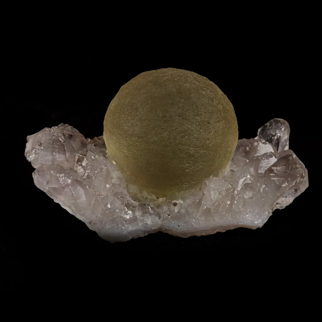 Fluorite Botryoidalon on MM Quartz Natural Mineral Specimen - image 4