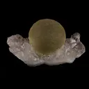 Fluorite Botryoidalon on MM Quartz Natural Mineral Specimen - image 4